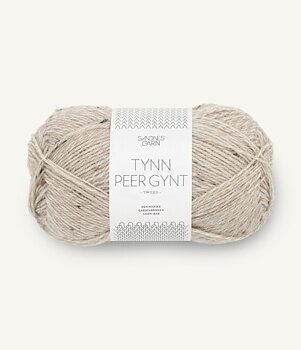 Tynn Peer Gynt  - Gråbeige Tweed 2655