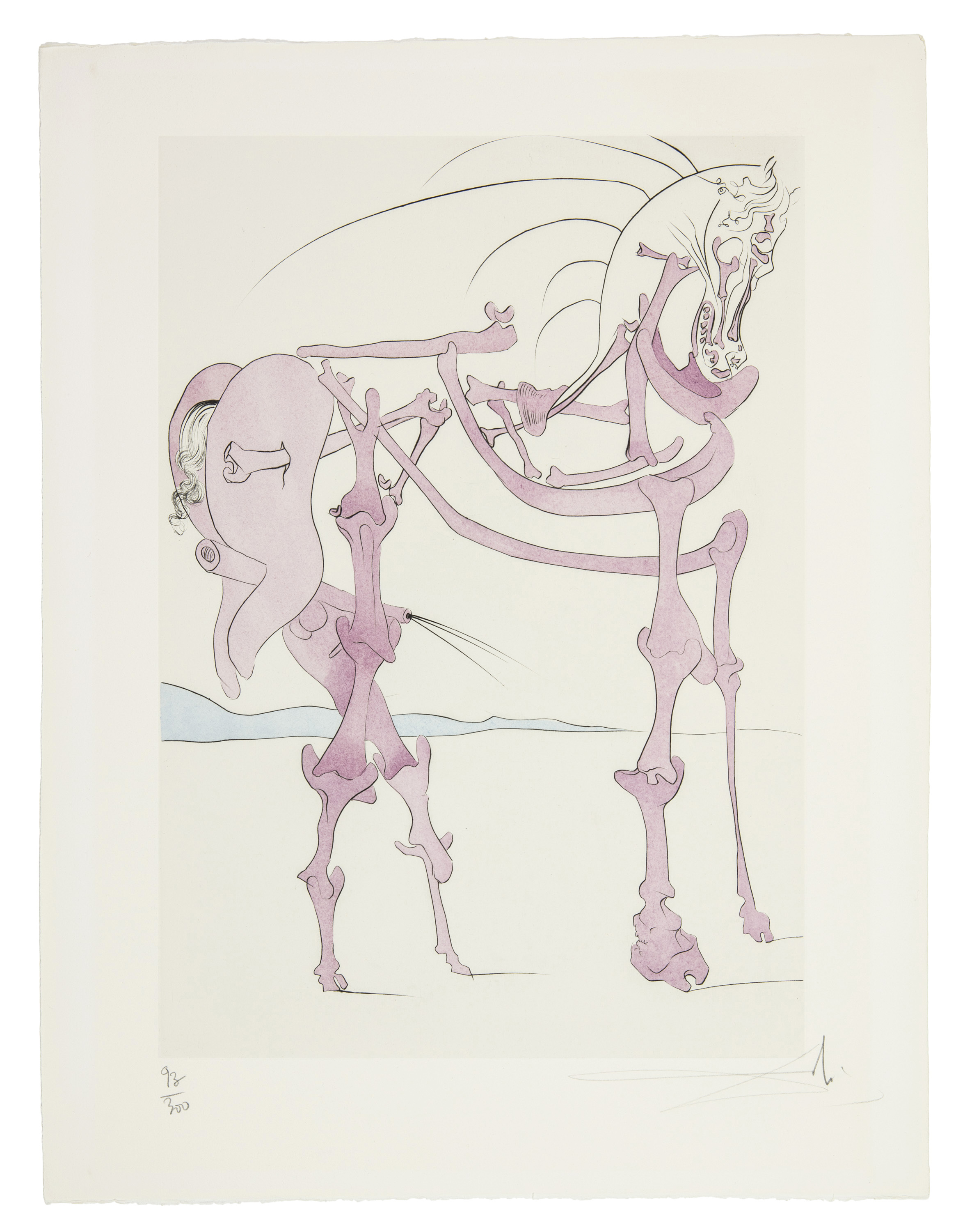Cheval en rose - Quevedo's Visions