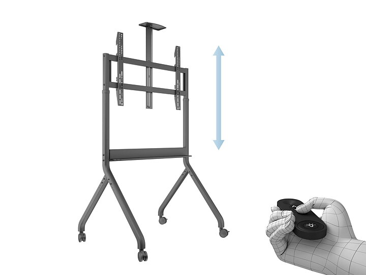 M Motorized Collaboration Floorstand XL 55"-86"