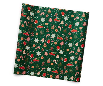 Chrismas Cookies Continuous Wrap