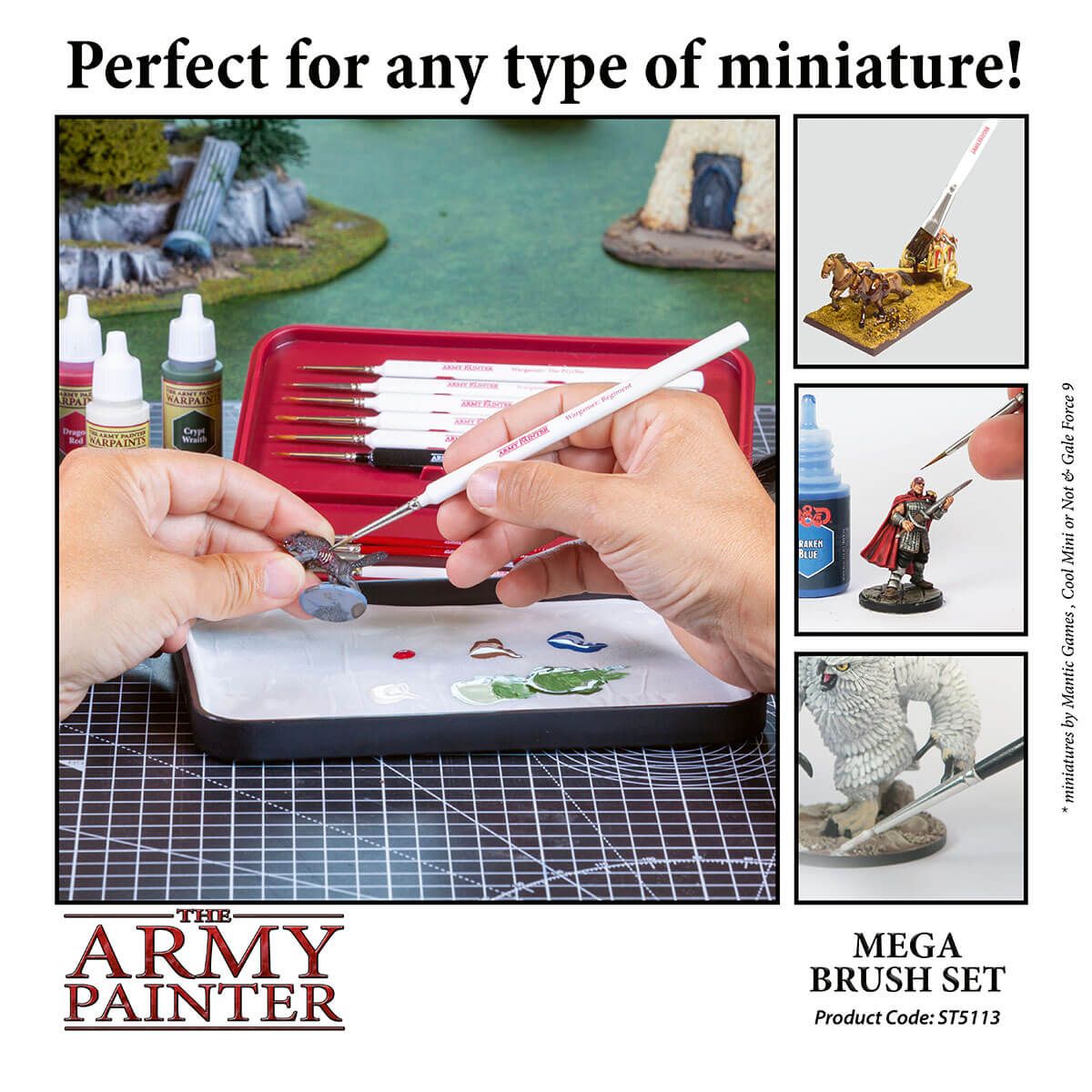 Army Painter: Mega Brush Set - 3
