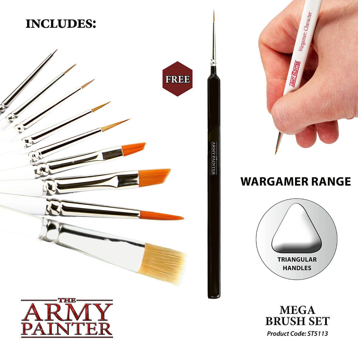 Army Painter: Mega Brush Set - 4