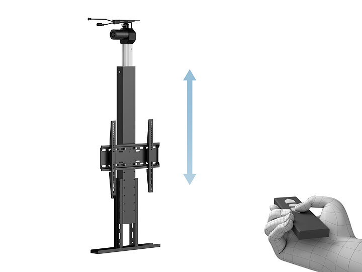 M Motorized TV Lift Ceiling Mount 32"-55" Drop Down 