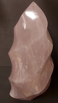 Flamma i Rosenkvarts - Super size - 34cm