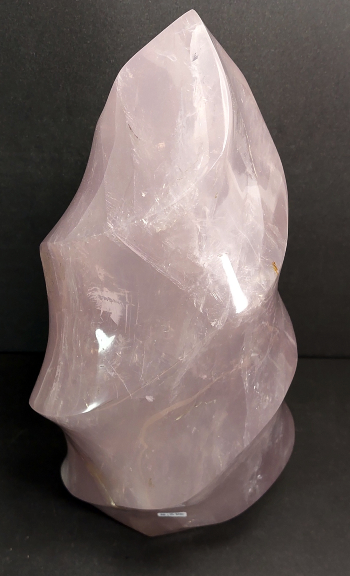 Flamma i Rosenkvarts - Super size - 34cm - 2