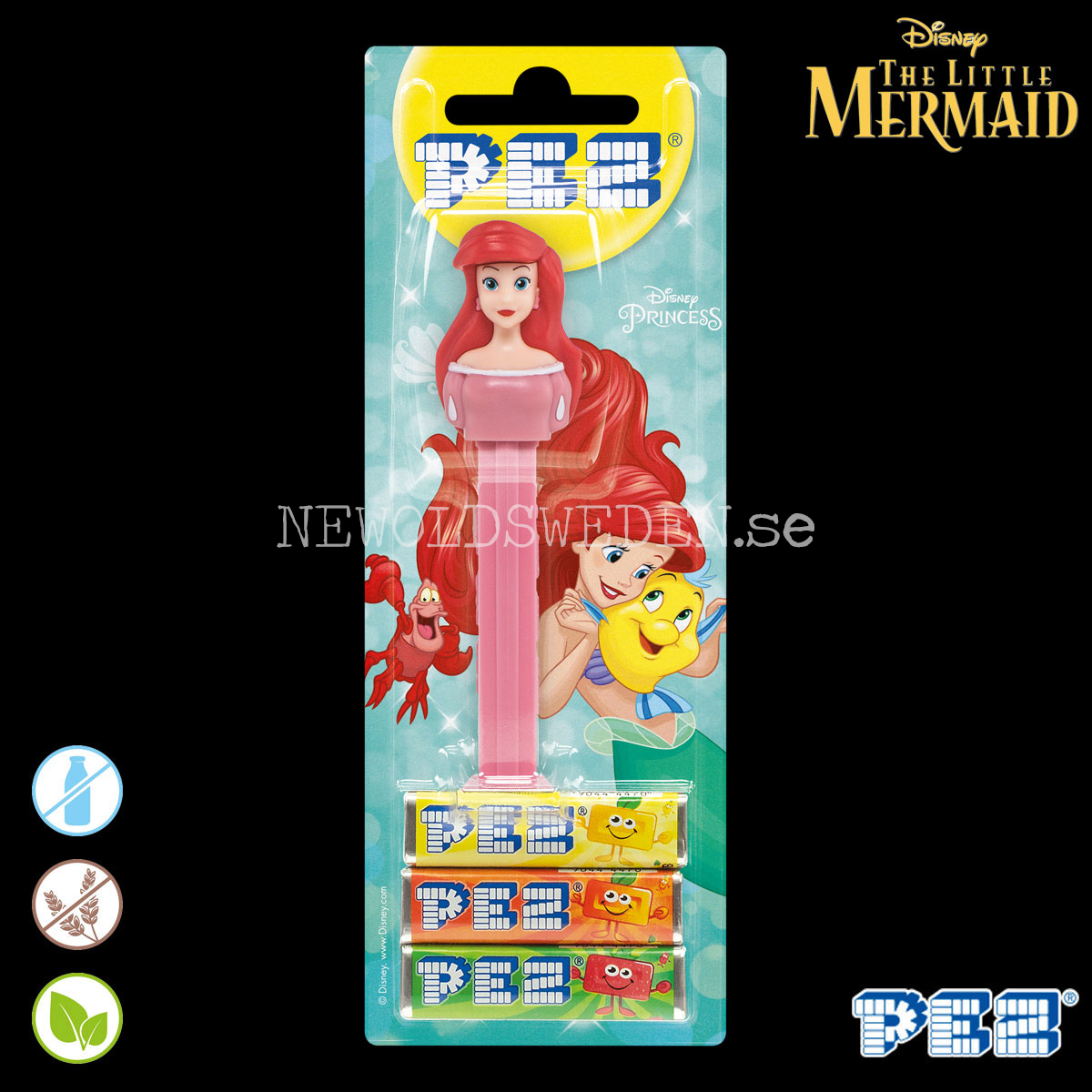 PEZ Dispenser ARIEL + Godis - The Little Mermaid - PE15 - 2