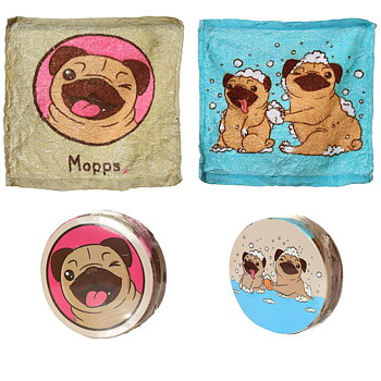 Komprimerad Resehandduk - Mops