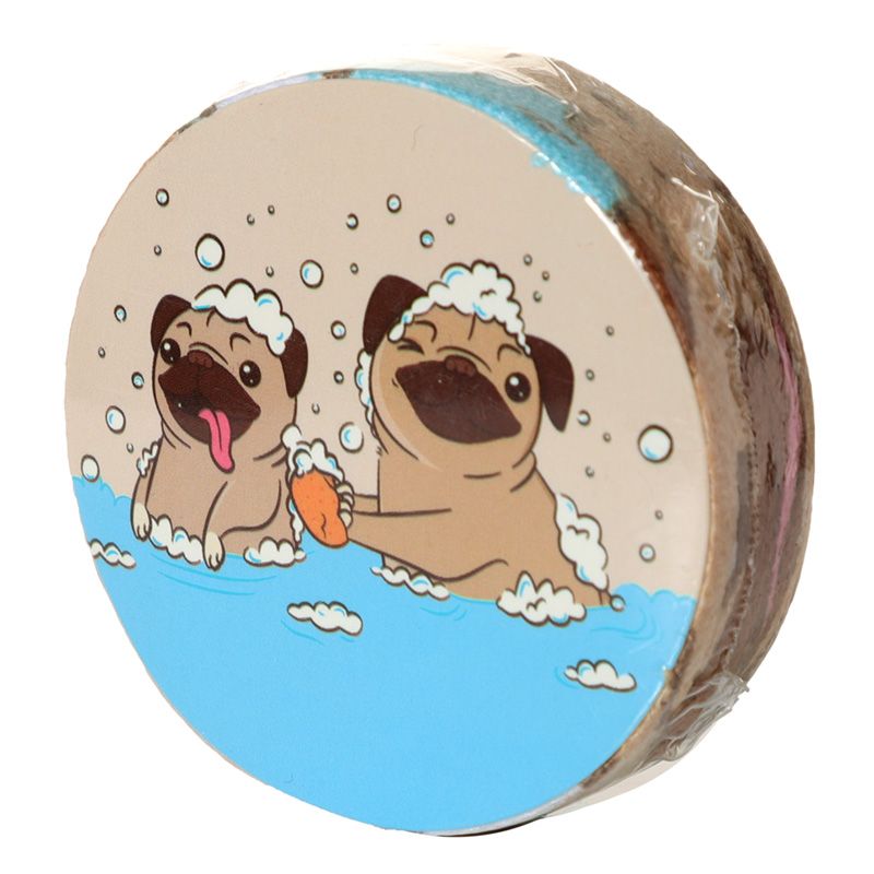 Komprimerad Resehandduk - Mops - 5