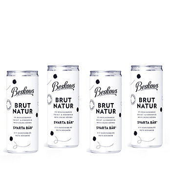 Beskows Brut Natur, Svarta bär x 4