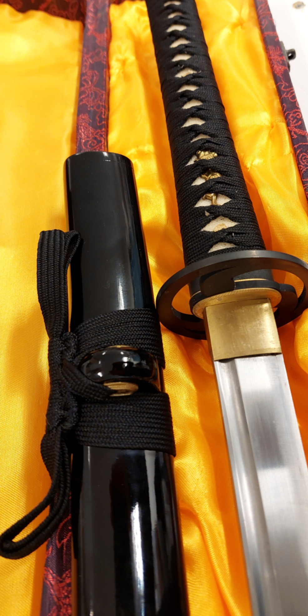 Handsmidda samurai svärd (Katana)  - Futadomoe - 3