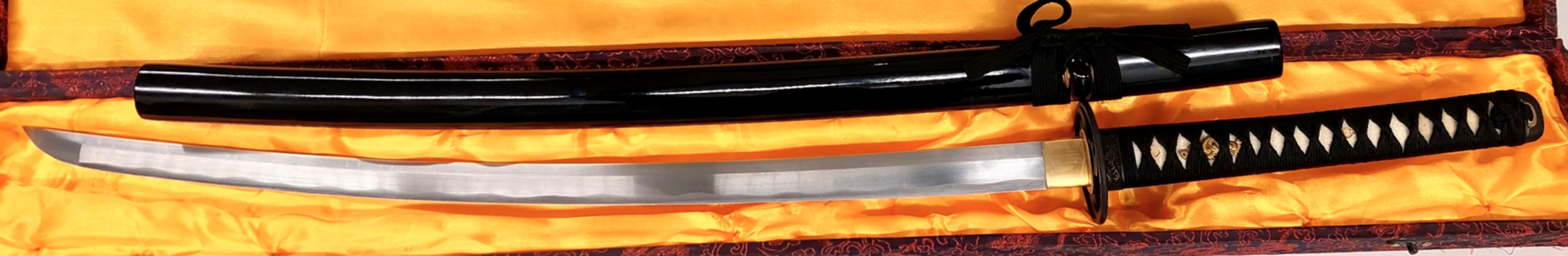 Handsmidda samurai svärd (Katana)  - Futadomoe V-2