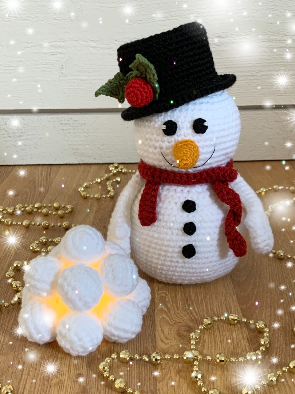 Pattern crochet Snowman