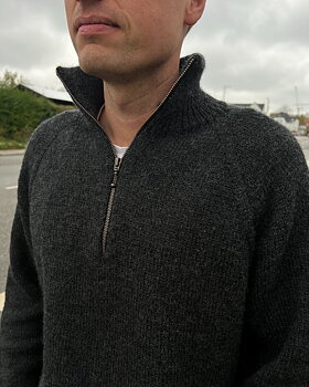Zipper sweater light man - Mönster