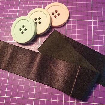 50 mm wide elastic  - Black