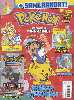 Pokemon magasin nr 7 2023, Extra: Scarlet & Violet Obsidian flames Fun pack