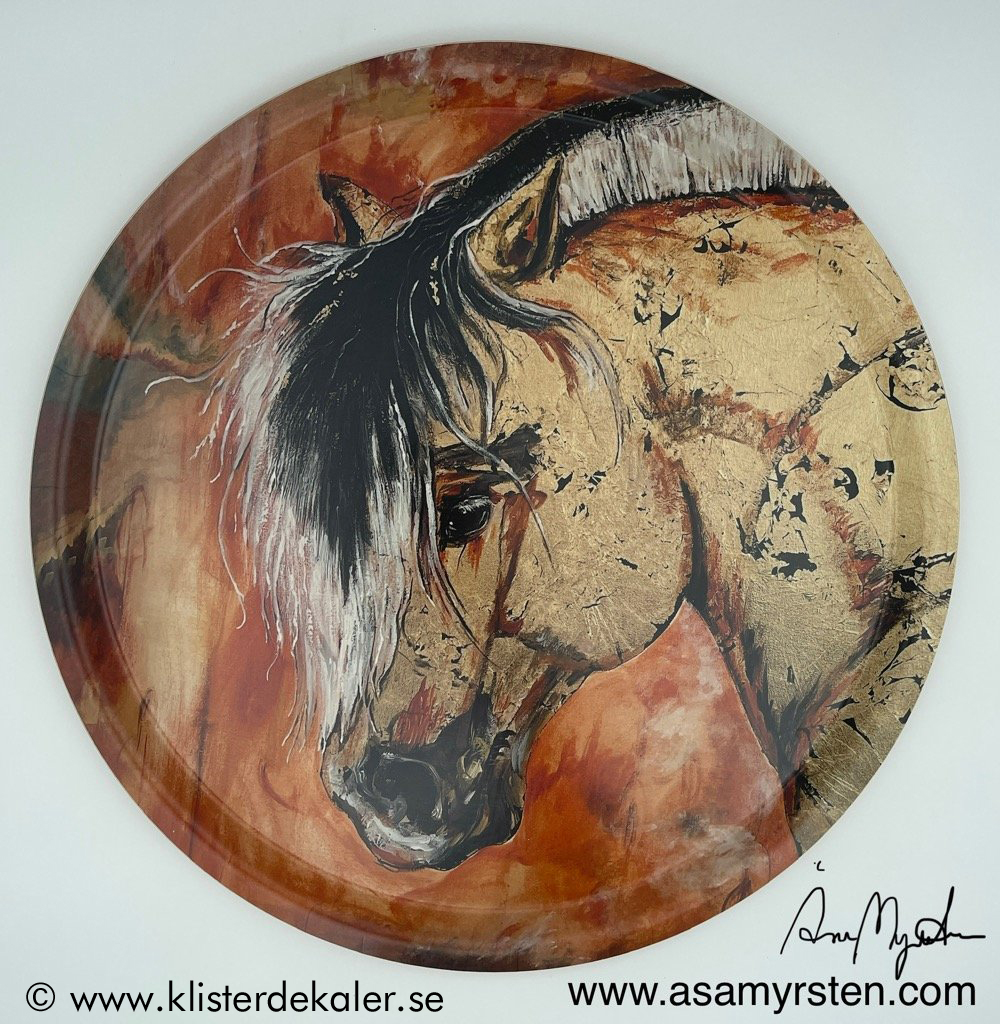 Tray Fjordhorse Round Ø 38 cm. Design tray