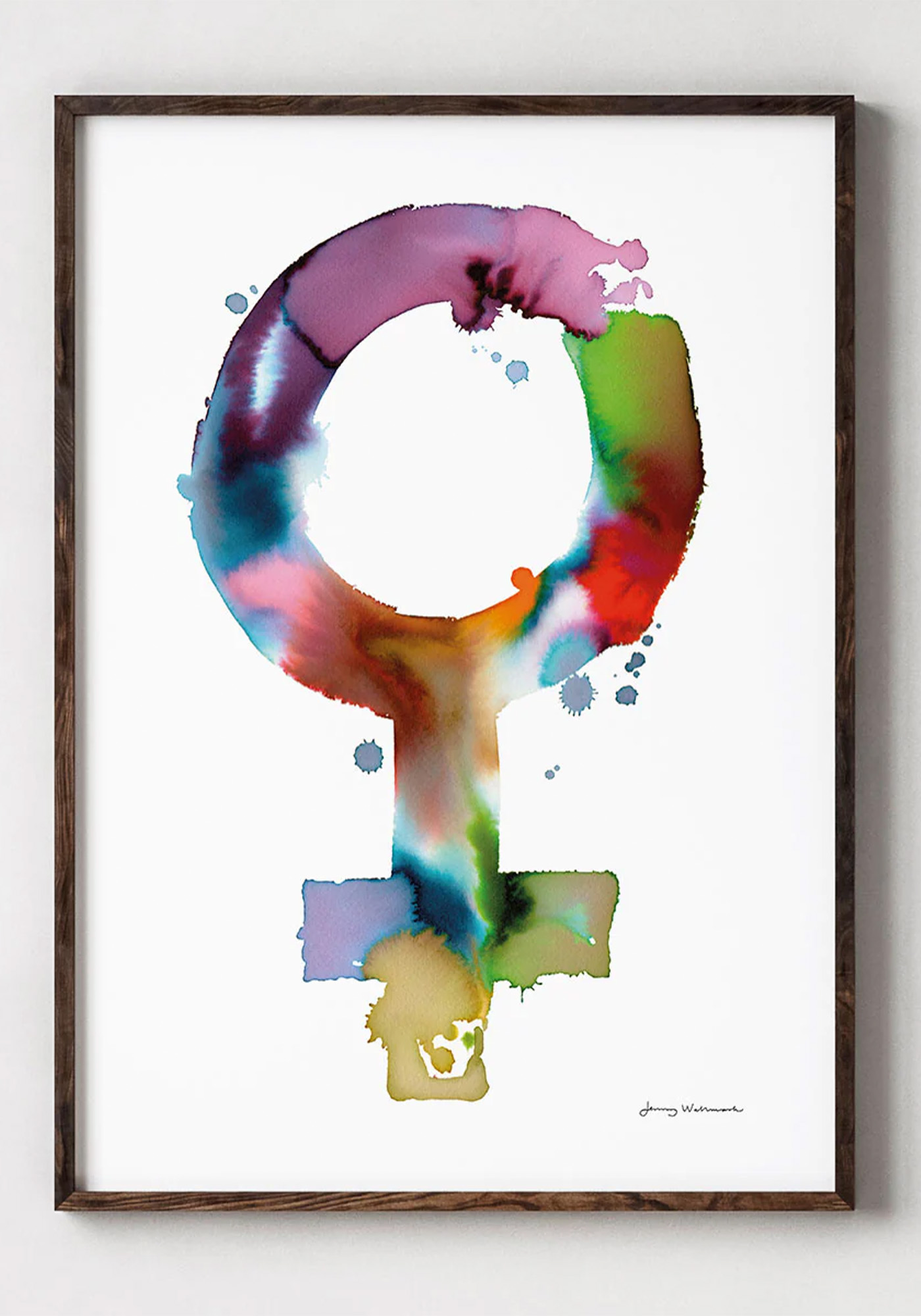 Poster, Jenny Wallmark, Female Sign - Moderna Museet's Shop