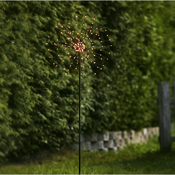 STAR TRADING Utomhusdekoration Firework 110 cm Varmvit