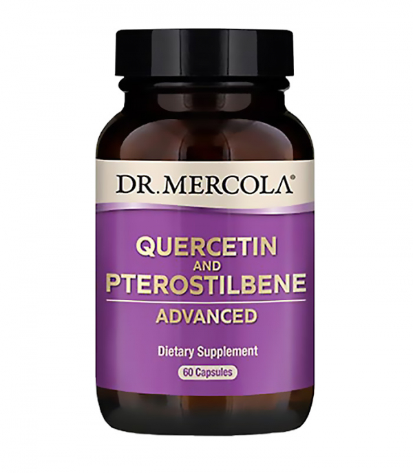 Dr. Mercola Quercetin och Pterostilben 60 kapslar