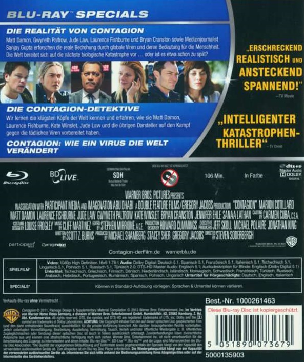 Contagion (Blu-ray) - 2