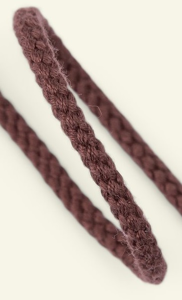 Polyester snodd 3,5mm Rödbrun