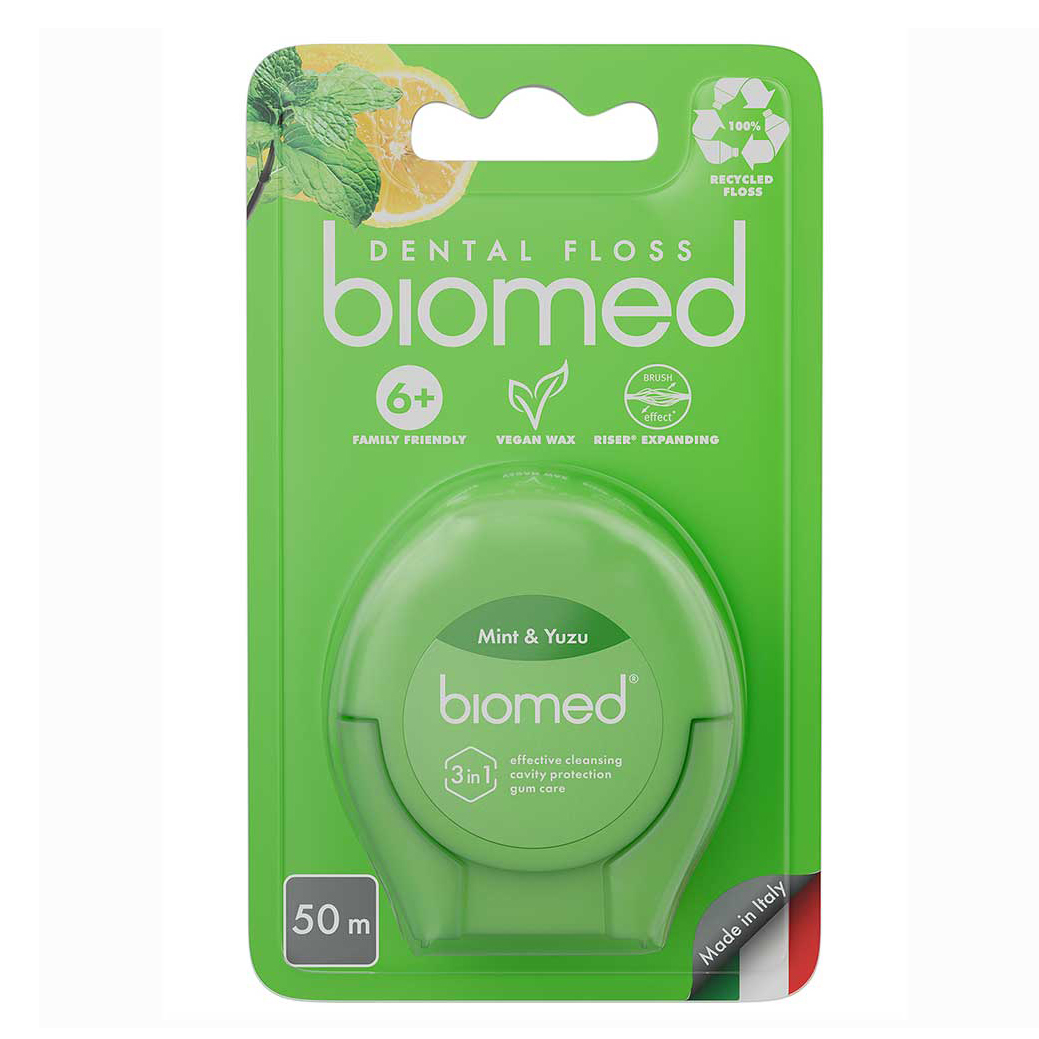 Dental floss Mint & Yuzu 50m - Biomed