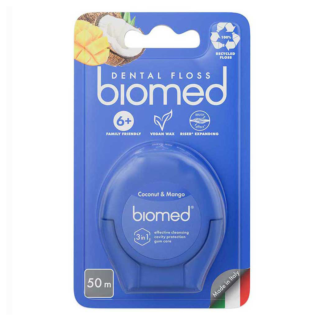 Dental floss Mango & Coconut 50m - Biomed