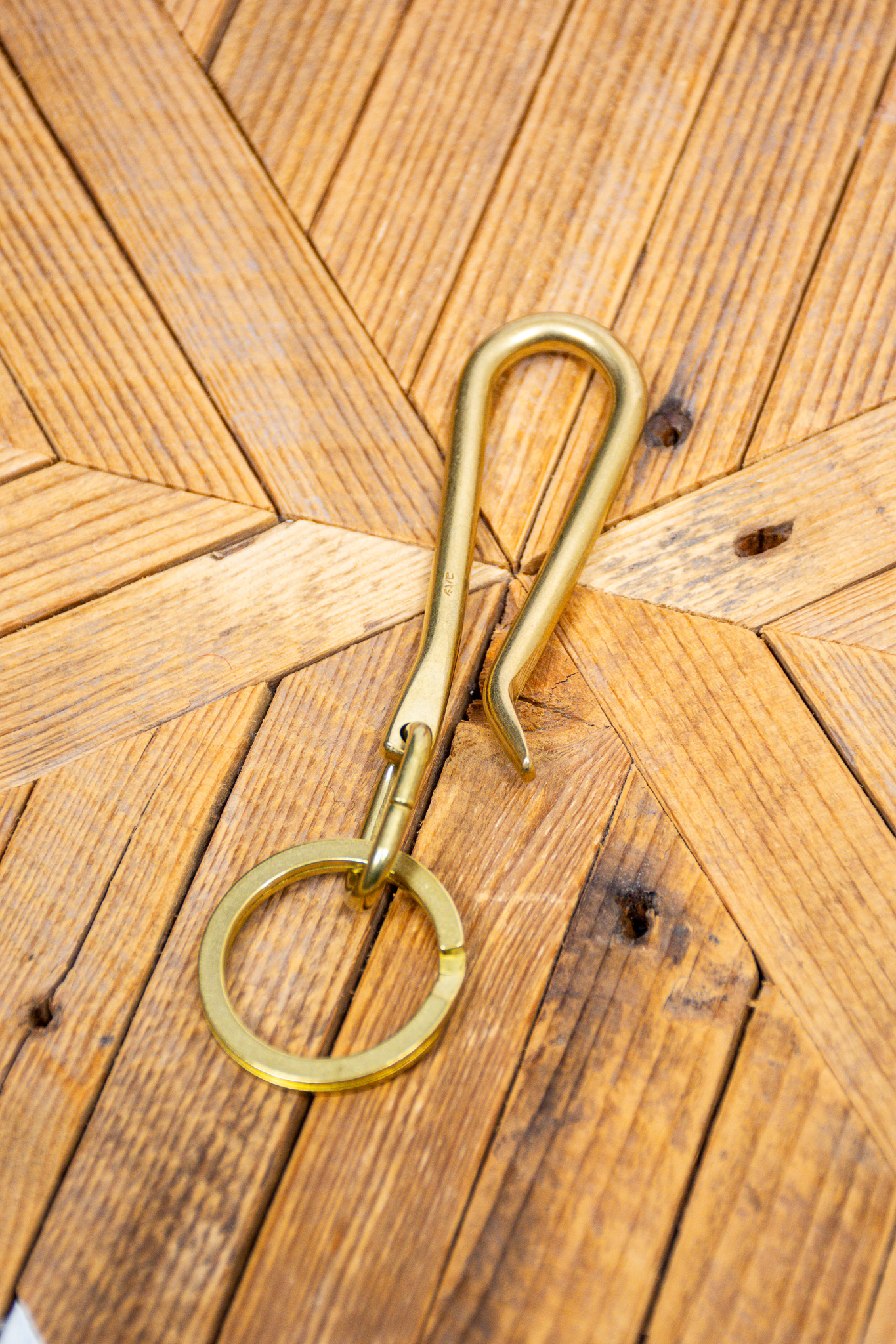 Kobashi Studio - BR735F Handmade Key Hook Brass - Göteborg Manufaktur