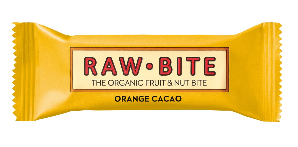 RawBite Protein Apelsin & Kakao frukt- & nötbar 45 g