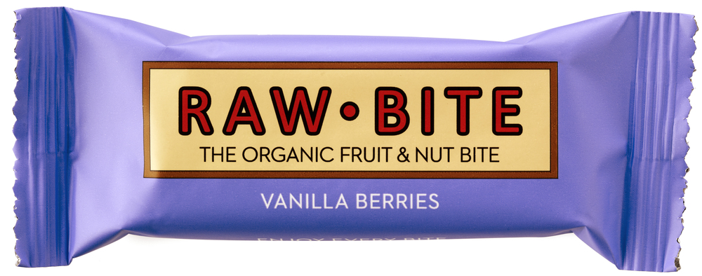 RawBite Protein Vanilj  frukt- & nötbar 45 g