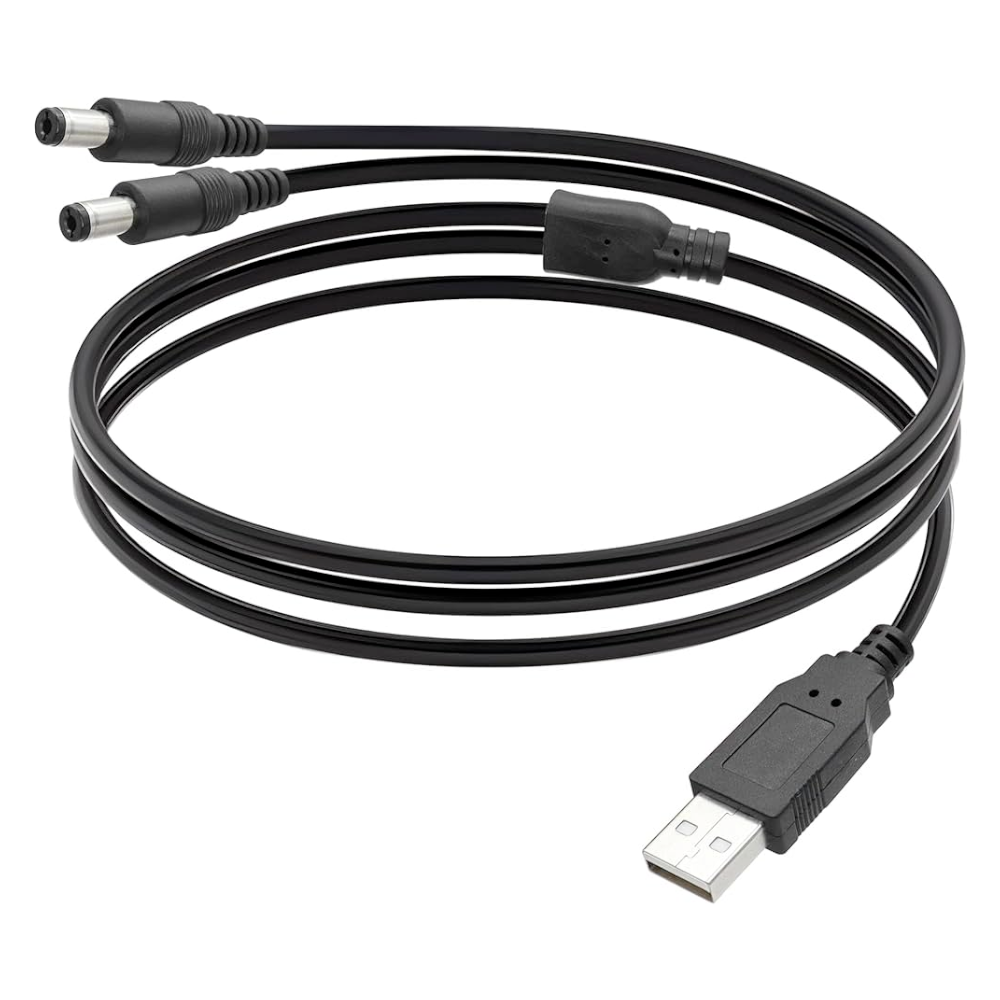 Nexmosphere - CA-UD5B - USB - 2.5mm DC split 120cm, BLK