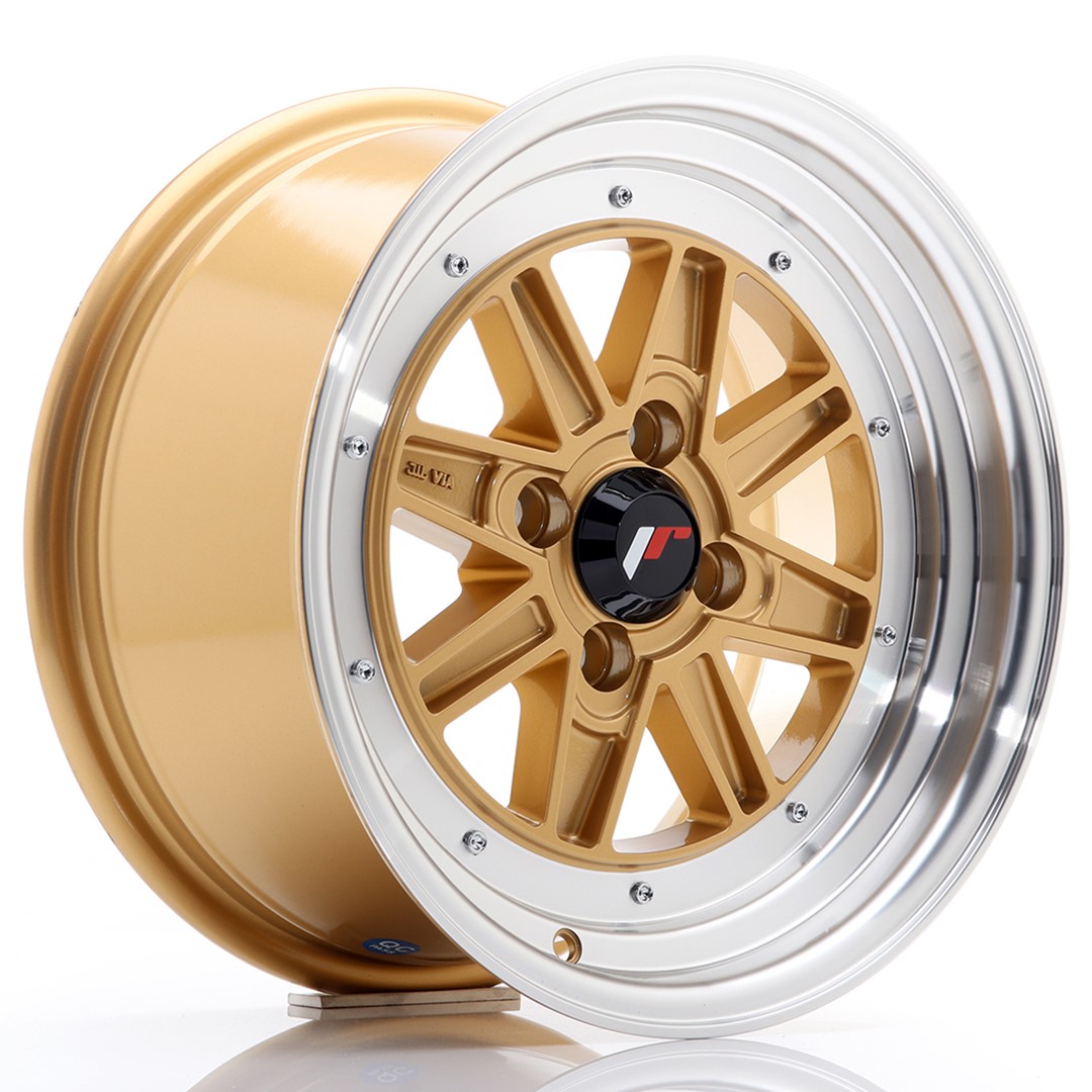 15" JR Wheels JR31 - Gold Machined Lip