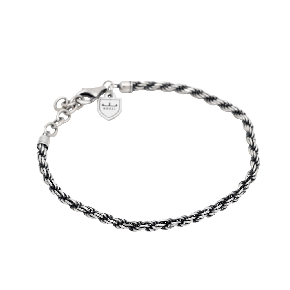 Nobel armband oxiderad cordell silver