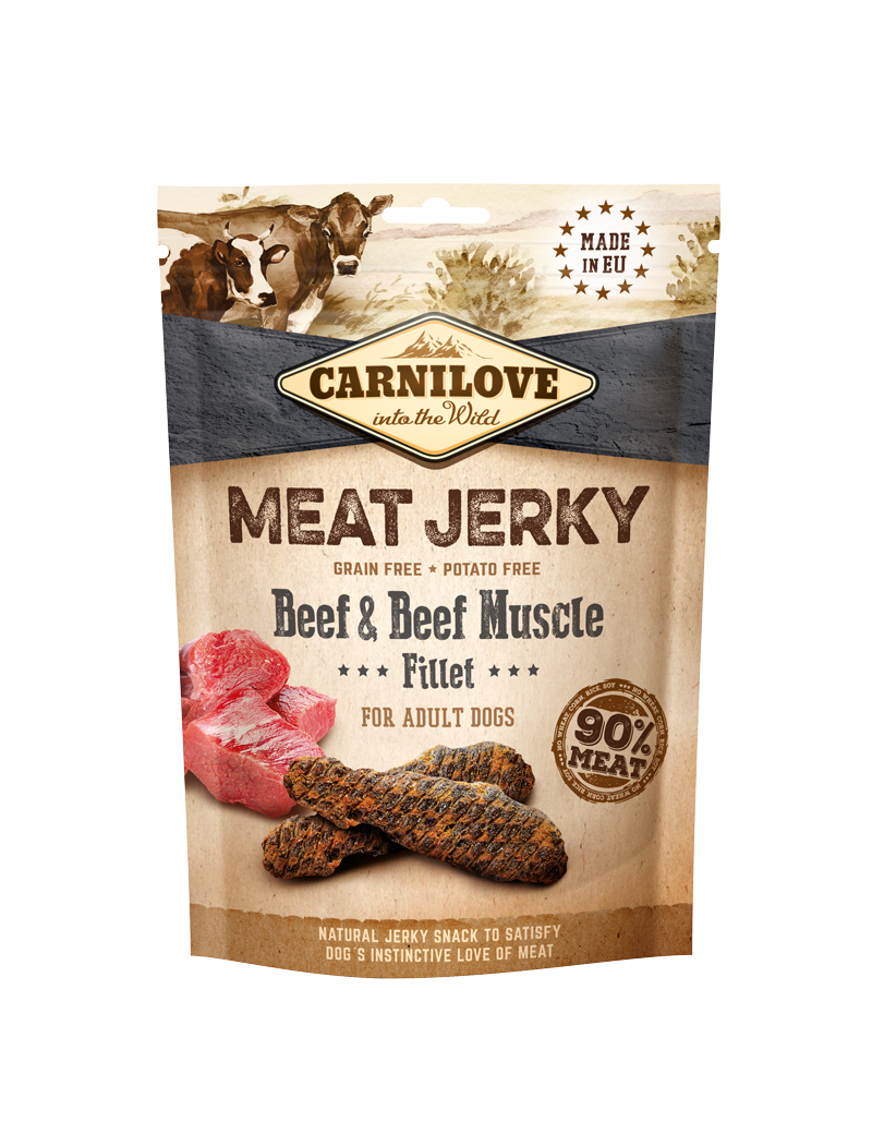 Carnilove Meat Jerky Beef & Beef Muscle Fillet - 100 g