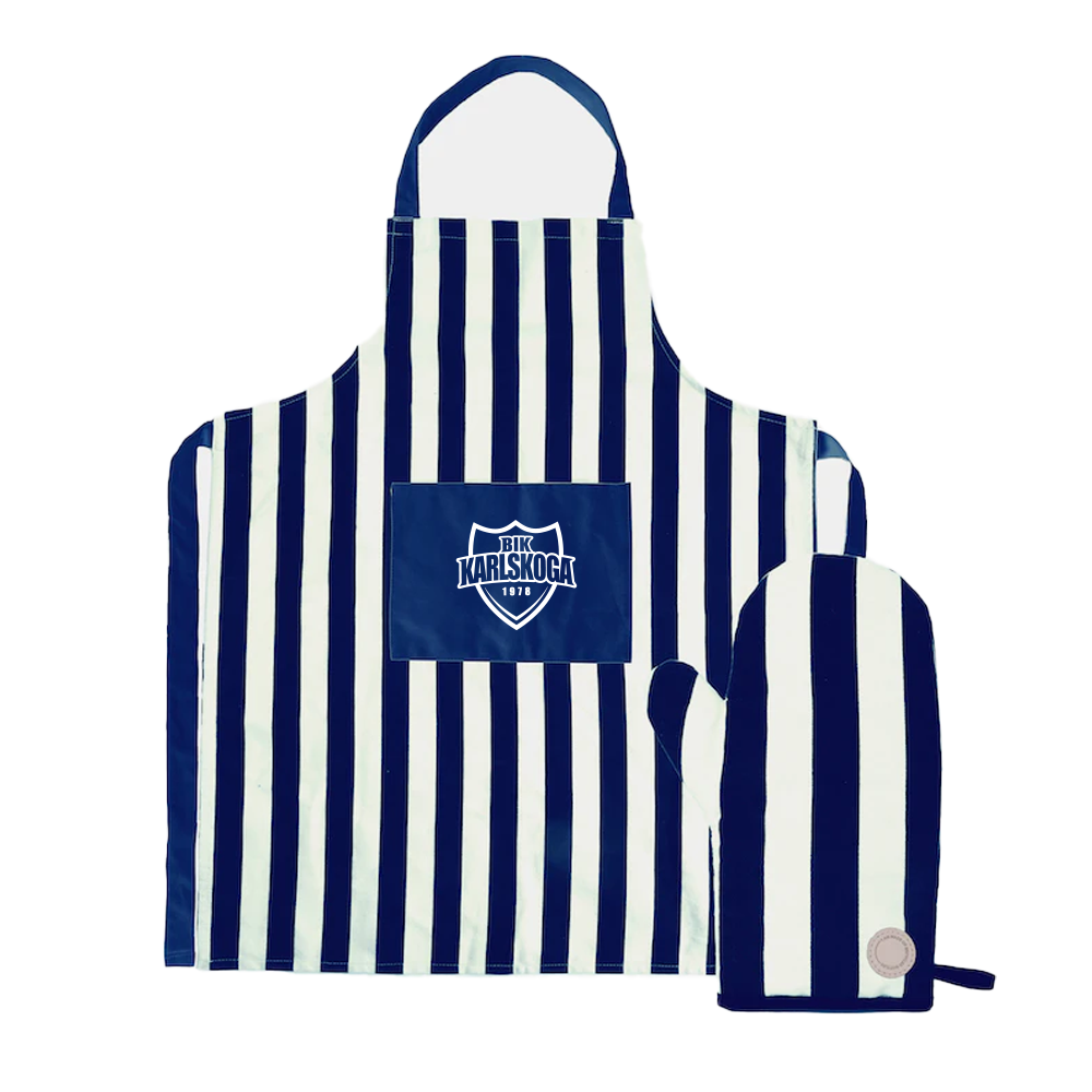 Förkläde och grillhandske i set