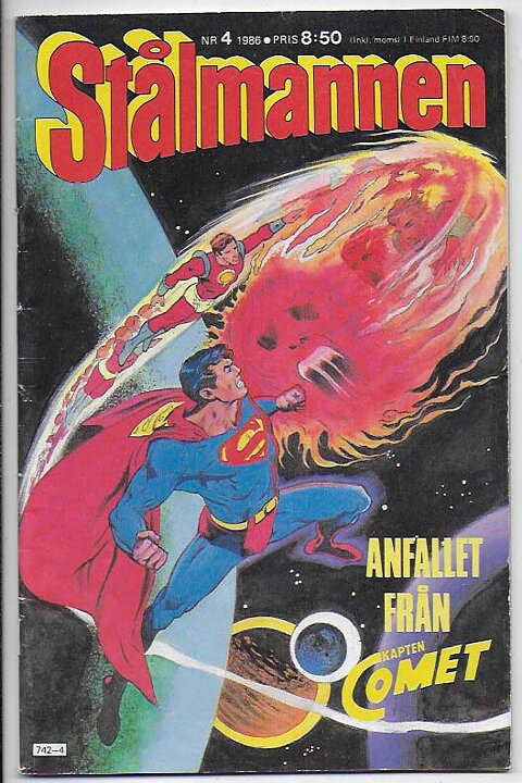 Stålmannen 1986 Nr 4 VG