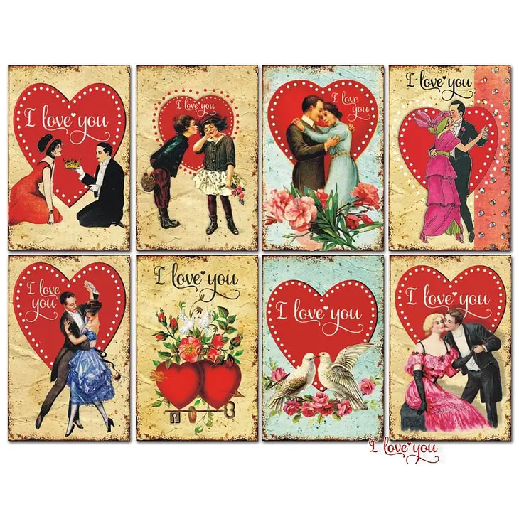 Scrapbooking bilder - I love you - 2