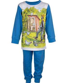 Pyjamas Pettson & Findus blå