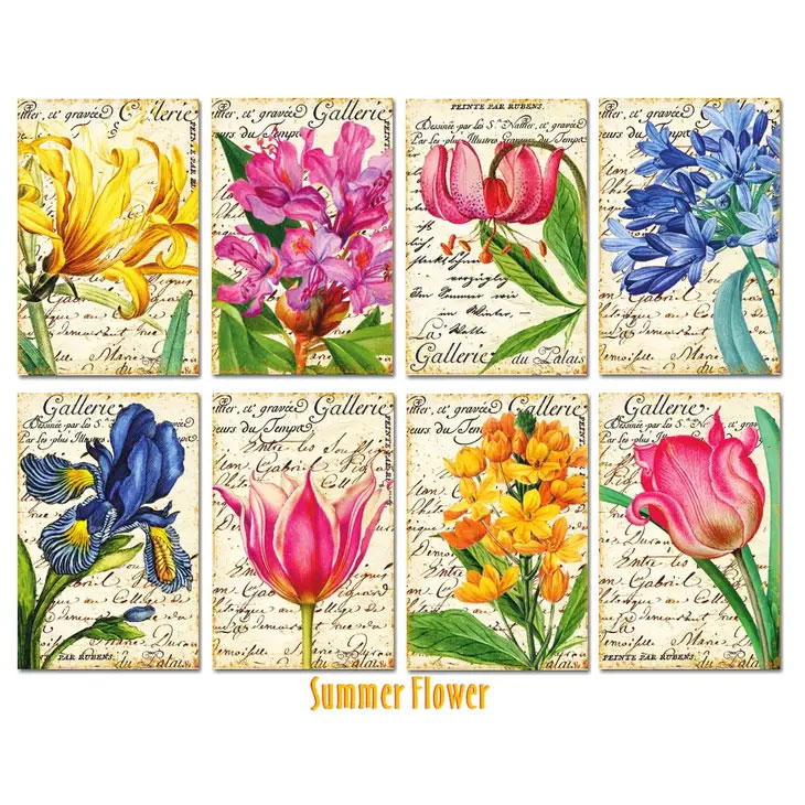 Scrapbooking bilder - Summer flowers