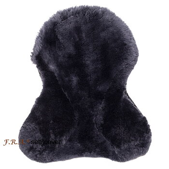 F.R.A.® Seatsaver / rumpvärmare (dressyr, island, allround, hopp), fårskinn, svart