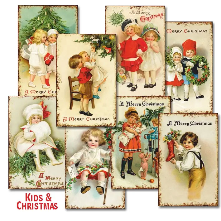 Scrapbooking bilder - Kids & Christmas