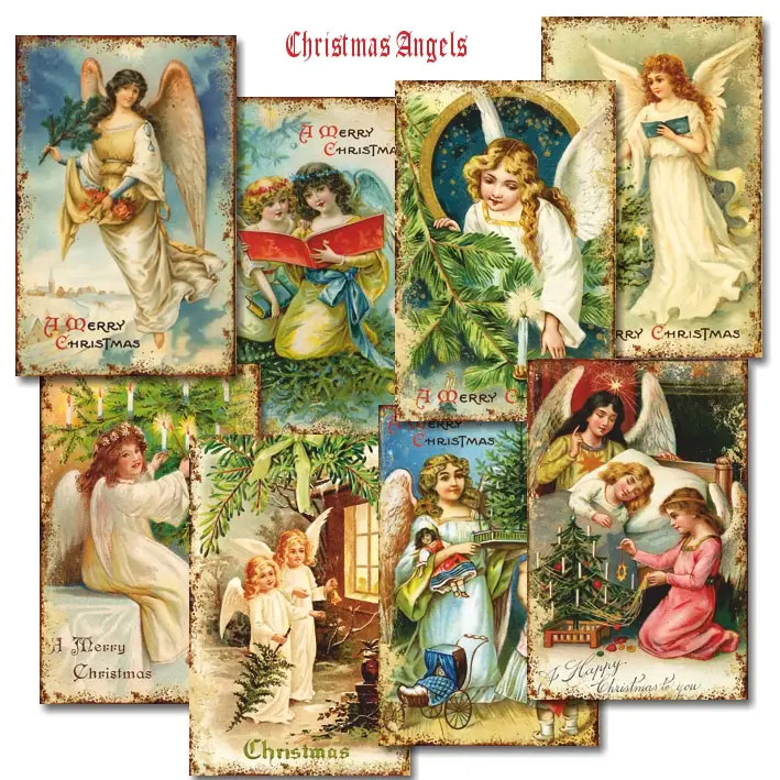 Scrapbooking bilder - Christmas angels