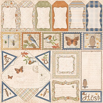 MD Walking in the Forest 554 -Die cut sheet