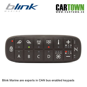 CAN-Bus Knappsats PowerKey 1400 Blink Marine