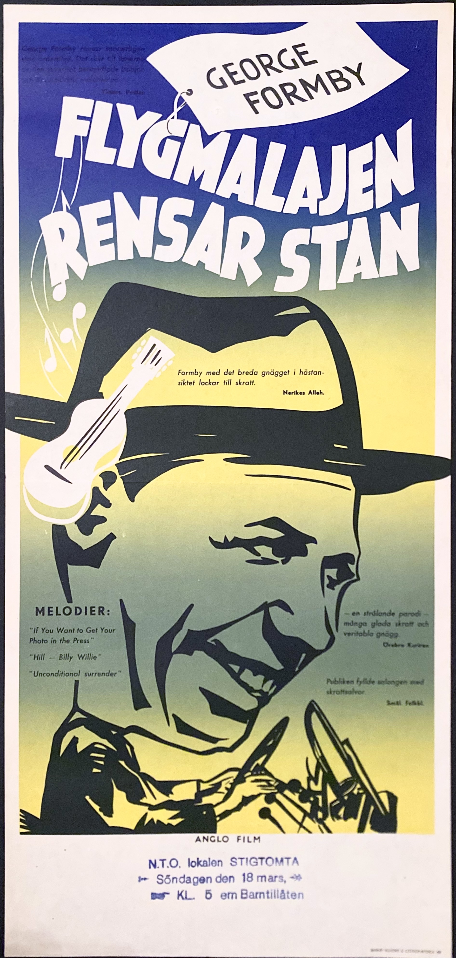 FLYGMALAJEN RENSAR STAN (1945)