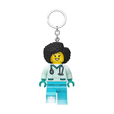 LEGO Iconic Dr. Flieber avaimenperä led-valolla