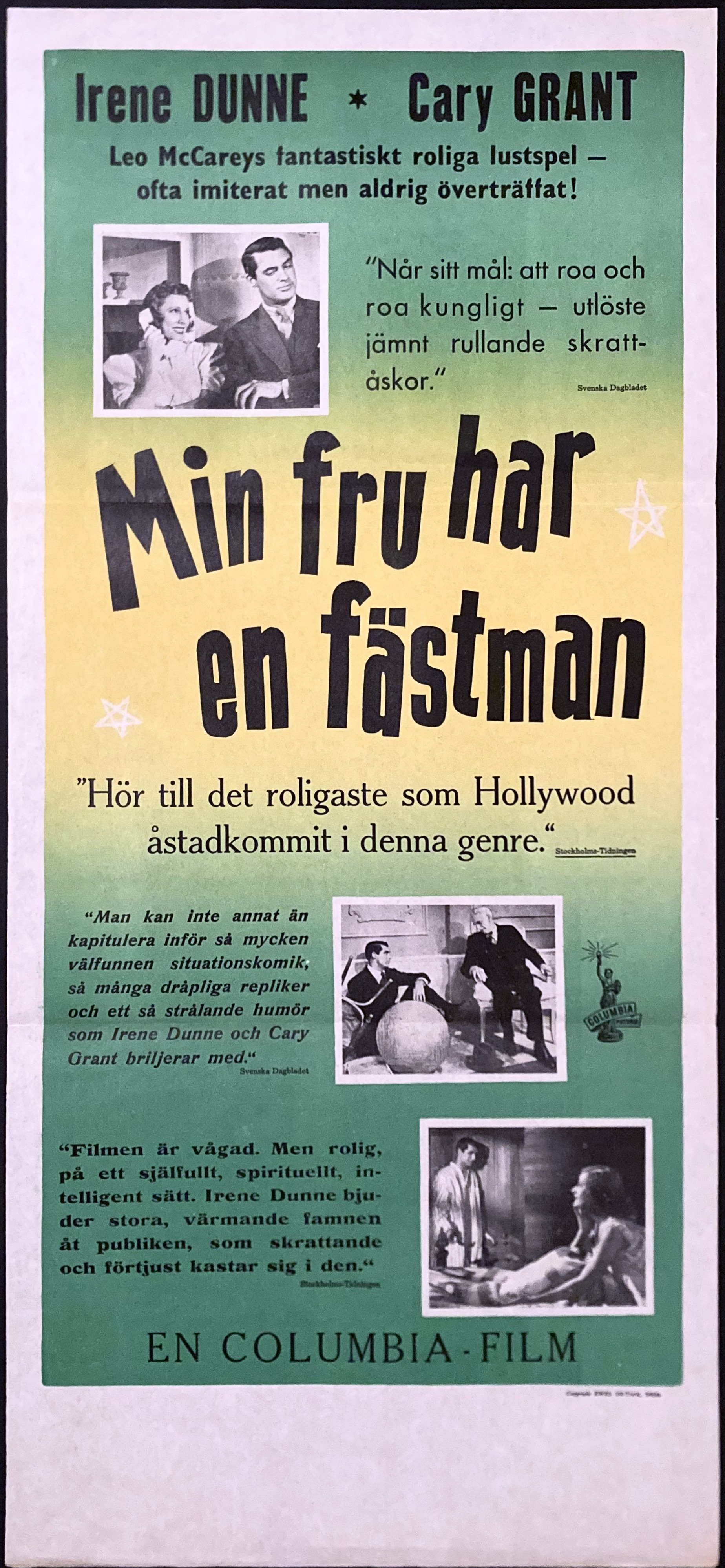 MIN FRU HAR EN FÄSTMAN (1937)