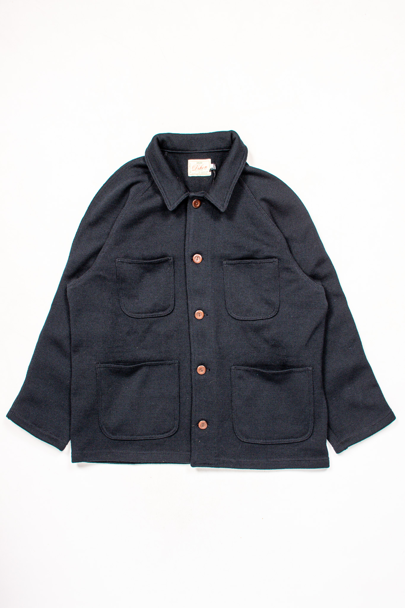 Black work store coat