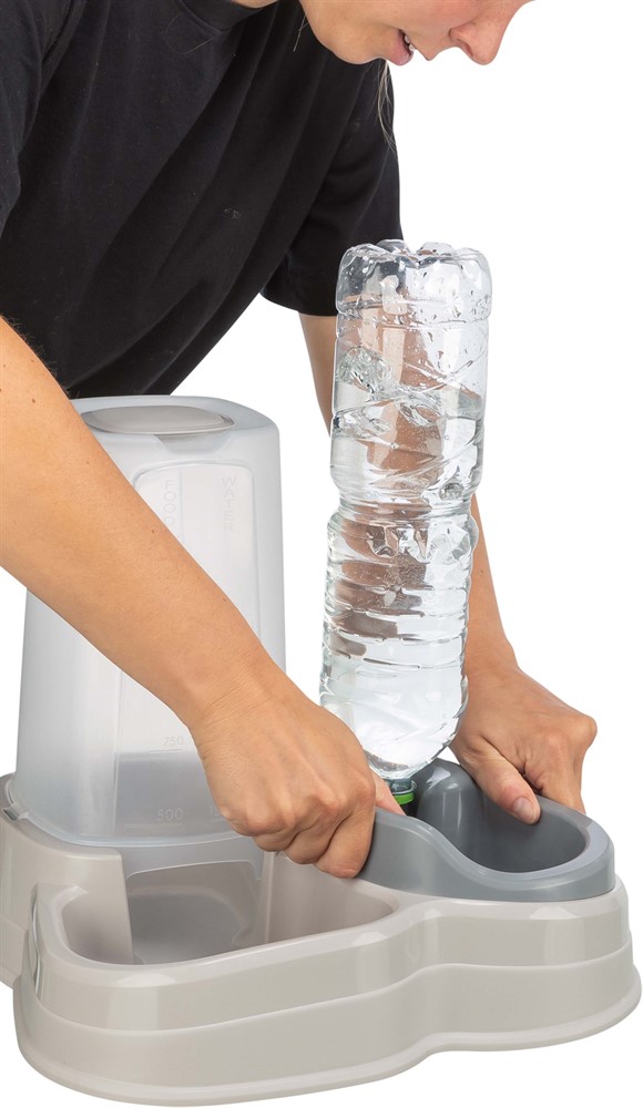 Water dispenser Trixie Stainless steel Plastic