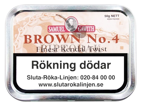 Samuel Gawith Brown No.4 50g Piptobak